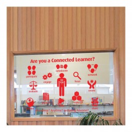 Connected Learners Vinyl Lettering
