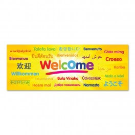 Welcome Languages Wall Graphic