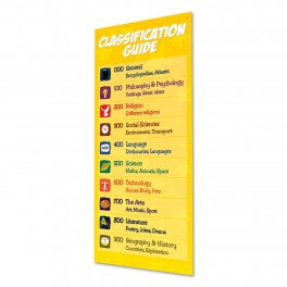 Junior Classification Indoor Banner 720mm x 1440mm & Hanging