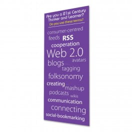 Web 2.0 Indoor Banner 720mm x 1440mm