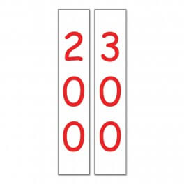 Slim Non Fiction Sticky Back Signs Design 2