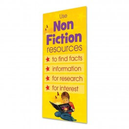 Non Fiction Indoor Banner 720mm x 1440mm