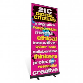 Digital Citizen Values Roll Up Banner