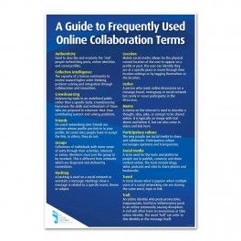 Frequently Used Online Collaboration Terms Poster A2