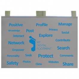 My Digital Footprint Word Wall Vinyl Lettering