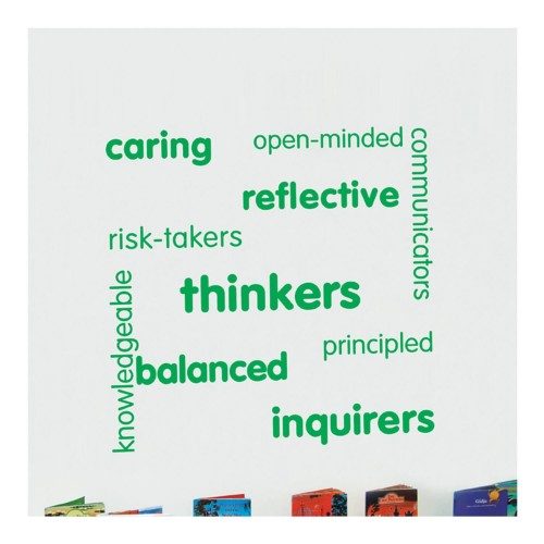 Learning Profiles Word Wall Vinyl Lettering