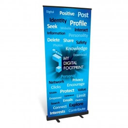 My Digital Footprint Roll Up Banner