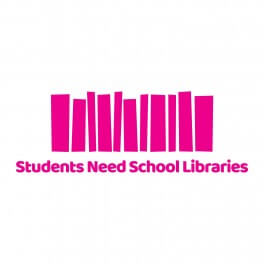 Students Need School Libraries Vinyl Lettering (Reverse)