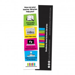 Students Need School Libraries Bookmarks (1000)