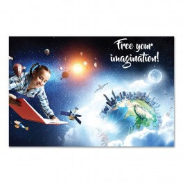 Free Your Imagination Wall Graphic Mural