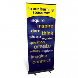 Our Learning Space Roll Up Banner