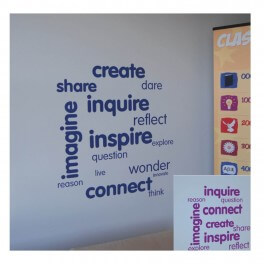 Values Word Wall Vinyl Lettering