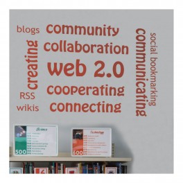 Web 2.0 Word Wall Vinyl Lettering