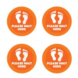 Please Wait Here Wall Graphics