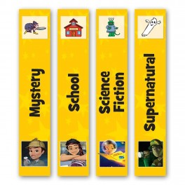 Junior Genre Slimline Sticky Back Signs (Custom Wording)
