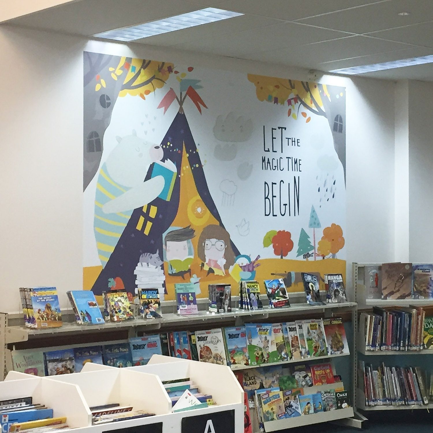 Magic Time Wall Graphic Mural