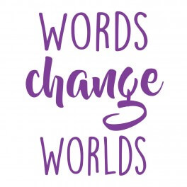 Words Change Worlds Vinyl Lettering