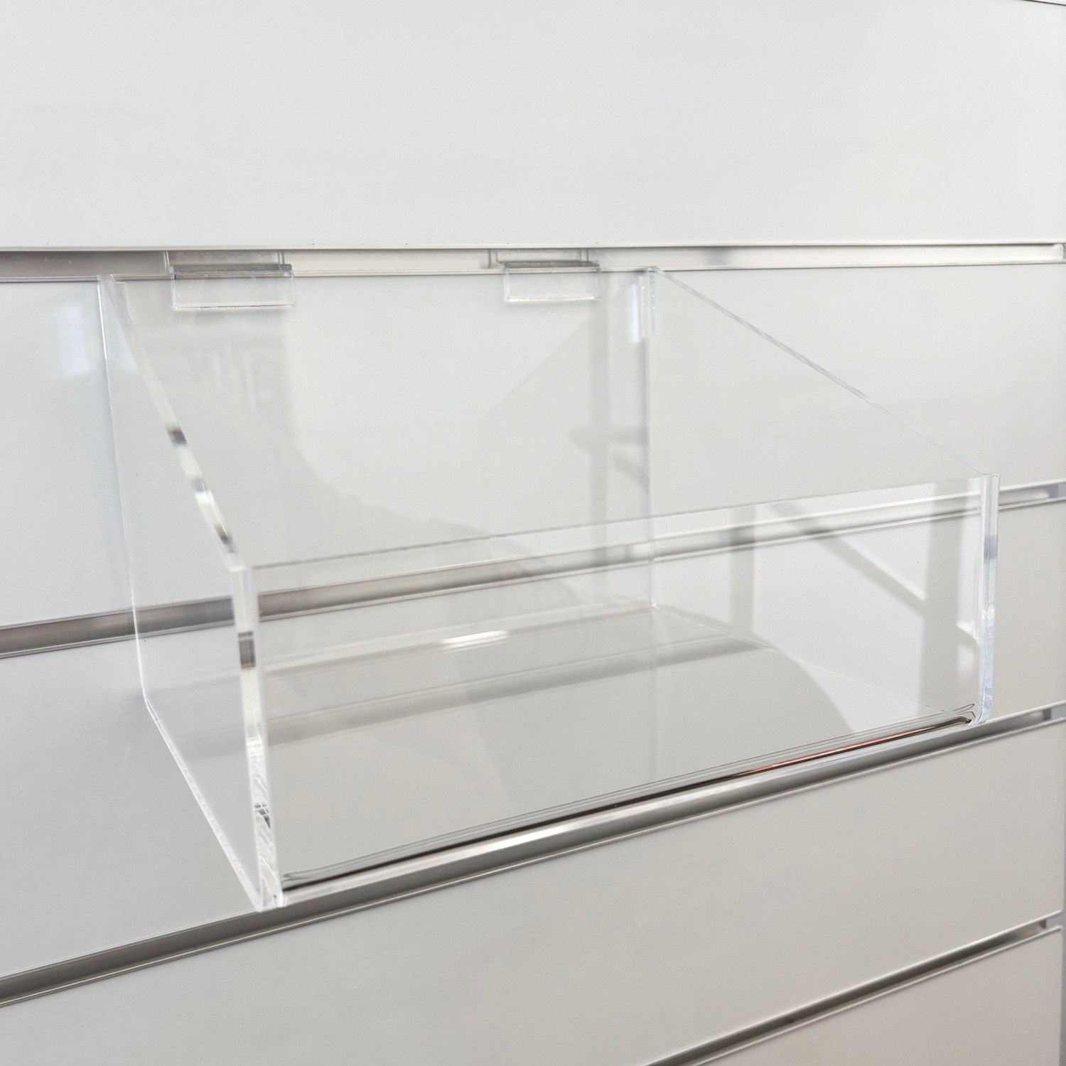 Slatwall Acrylic Book Boxes