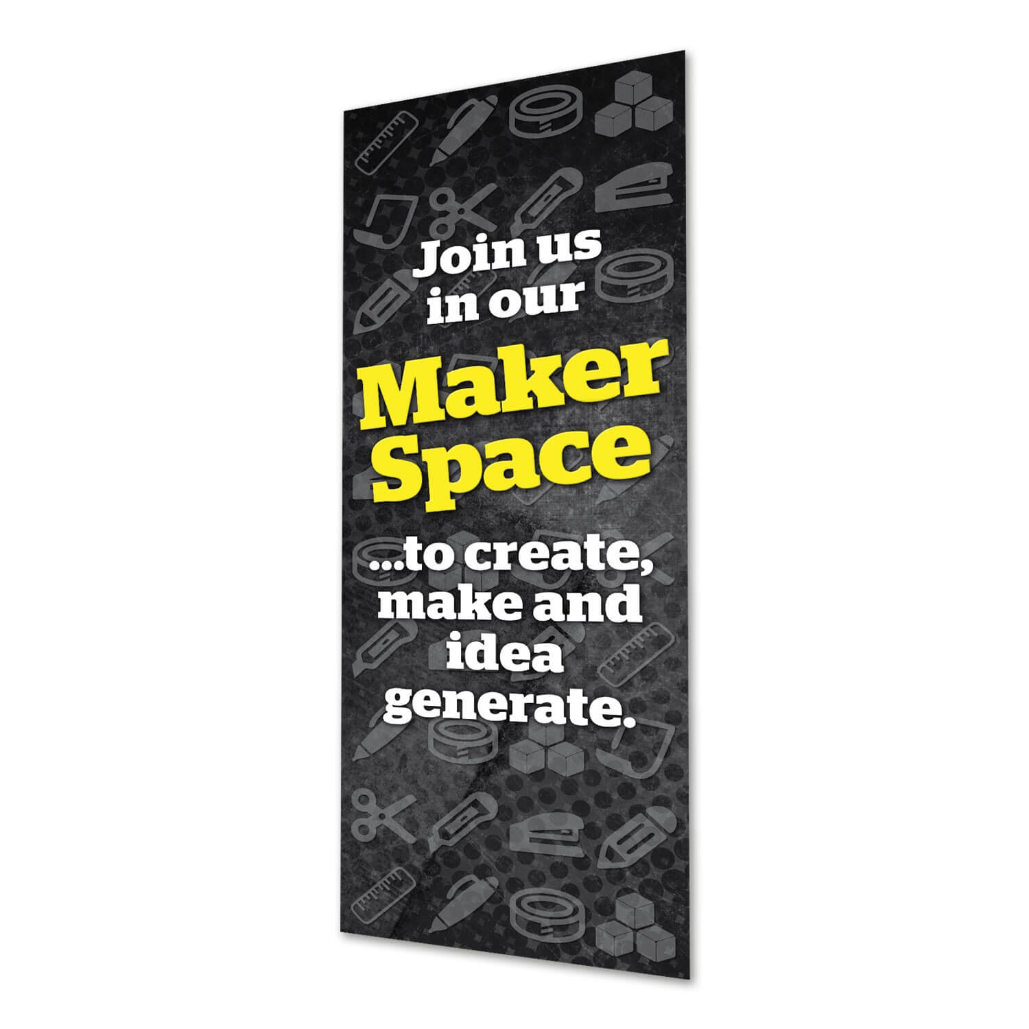 Makerspace Location Indoor Banner 720mm x 1440mm