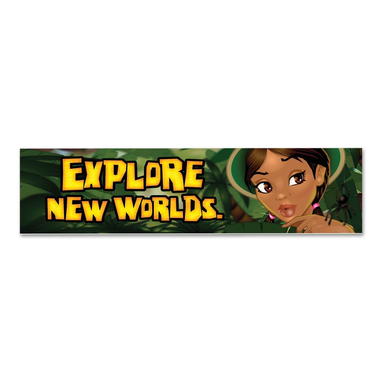 Explore New Worlds Indoor Banner 600mm x 2400mm