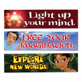 Reading Rewards Indoor Banners Set 1 (Landscape) 295mm x 1200mm