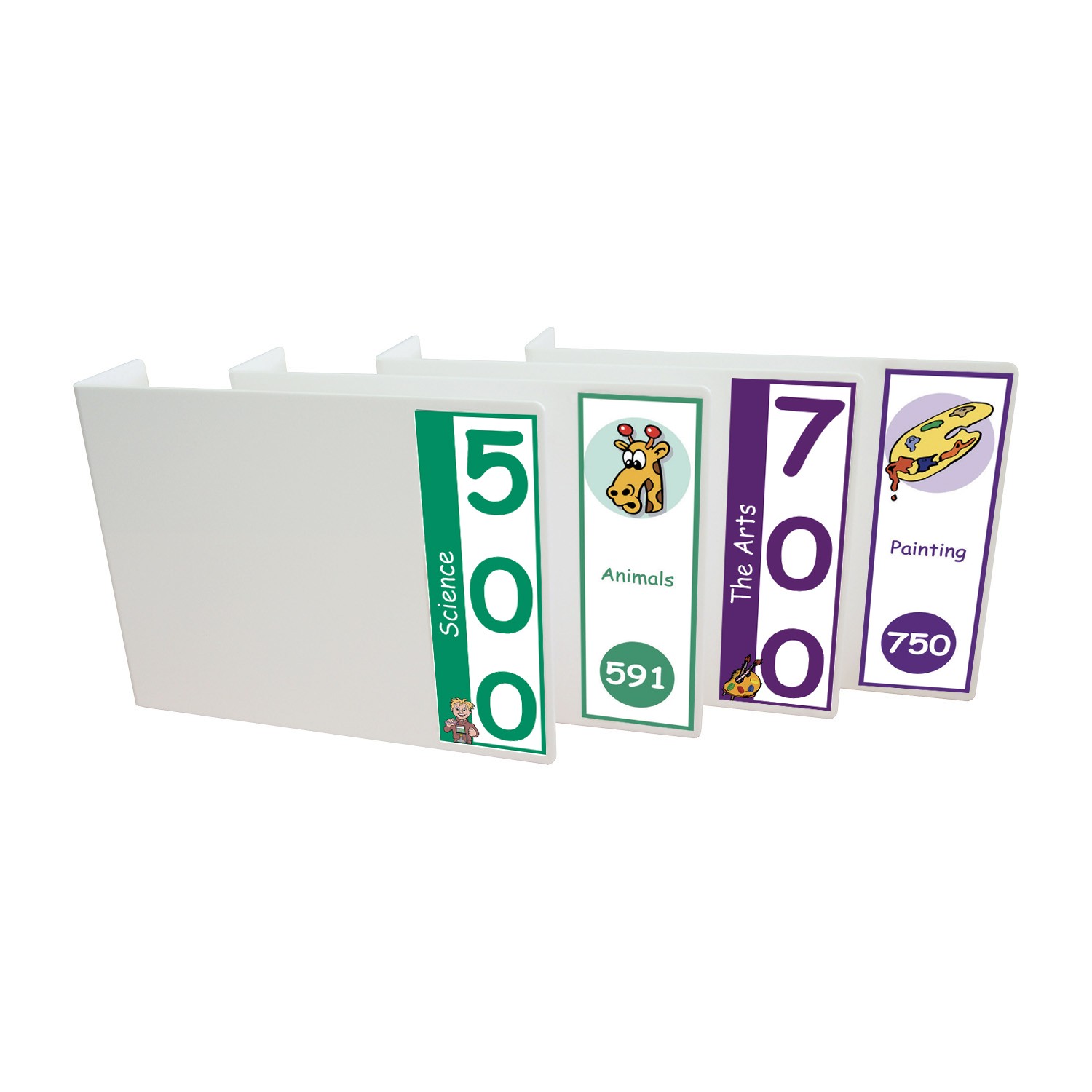 Expanded Acrylic Collection Divider Starter Pack (double-sided)