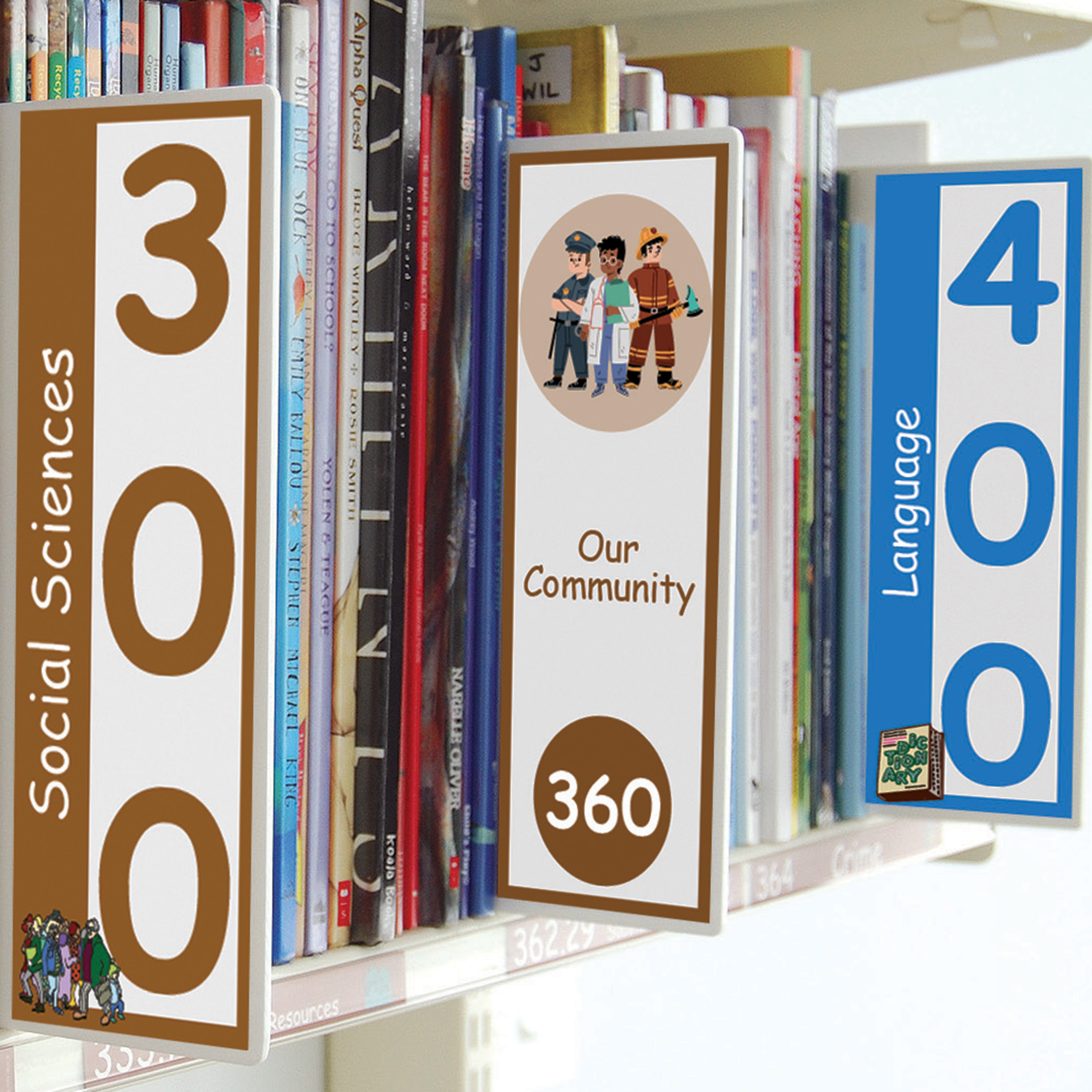 Expanded Acrylic Collection Divider Starter Pack (single-sided)