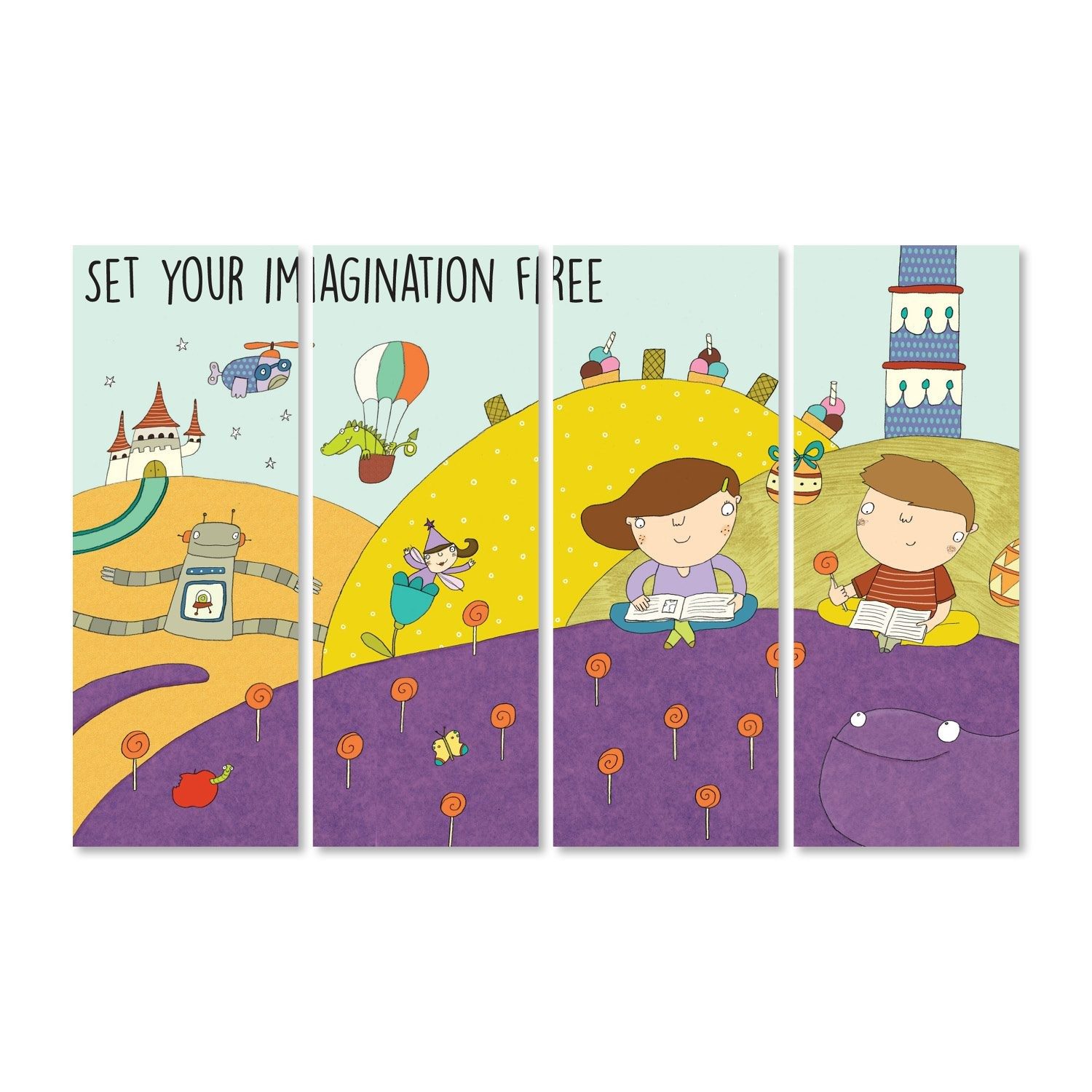 Set your Imagination Free Wall Graphic Mural