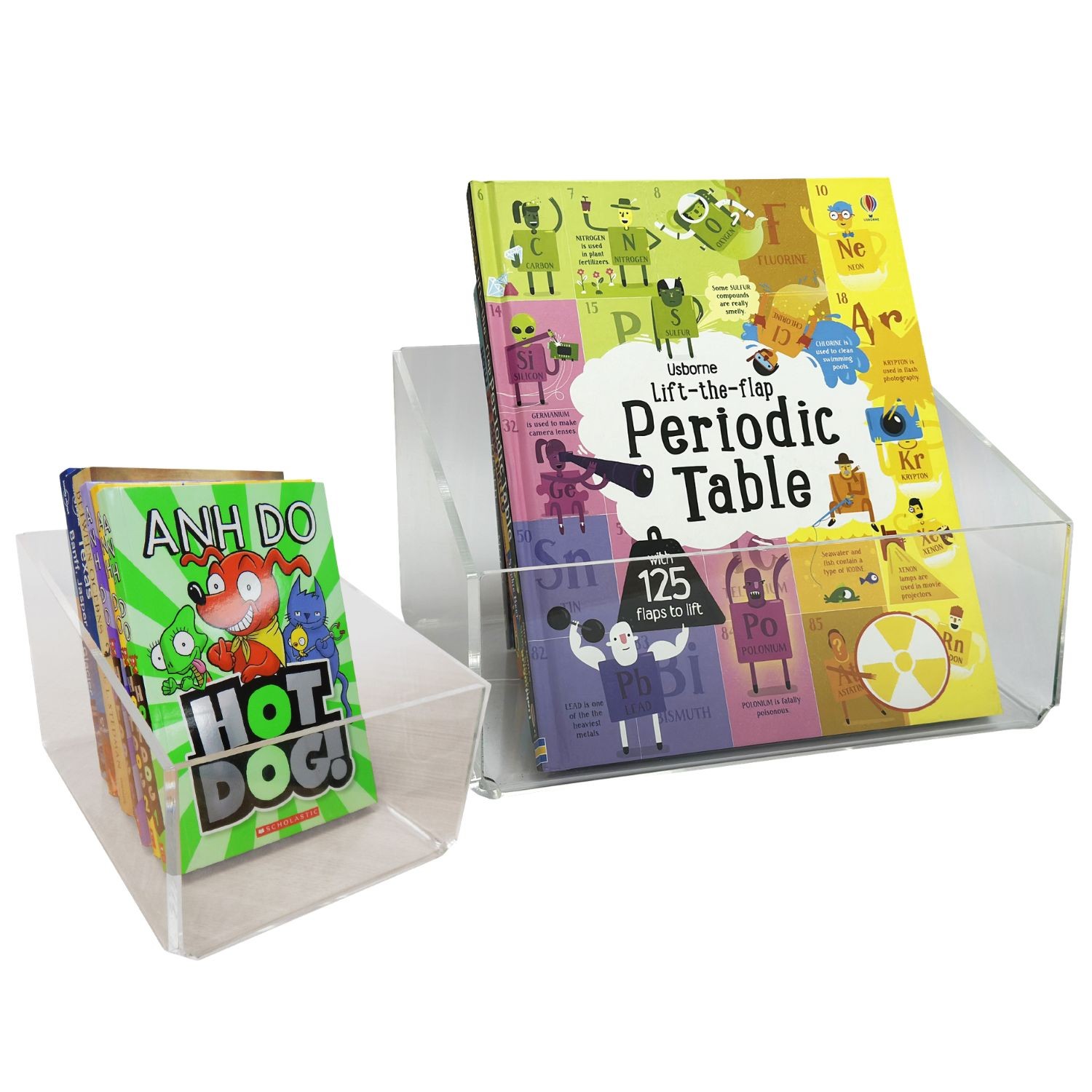 Acrylic Book Storage Boxes