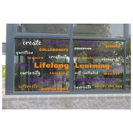 Lifelong Learning Word Wall Vinyl Lettering