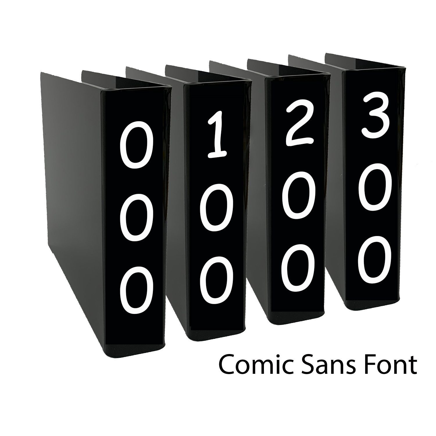 Non Fiction Slimline Divider Starter Pack (Black)