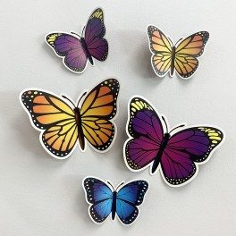 Contour Cut Butterflies (Pack of 20)