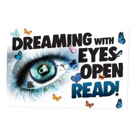 Dreaming with Eyes Wide Open (Butterflies) Wall Graphic Mural