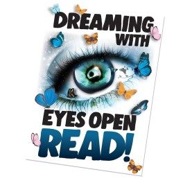 Dreaming With Eyes Wide Open Poster (Butterflies) A2