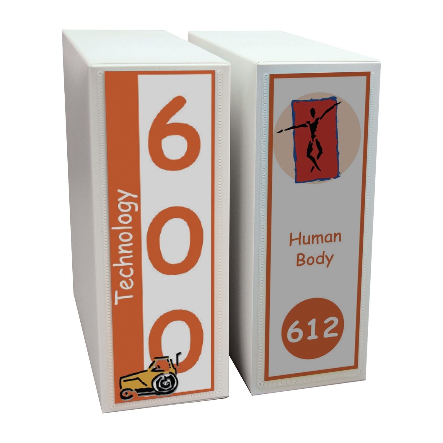 Expanded Non Fiction Shelf Divider Starter Pack 250mm