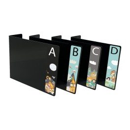 Mini Picture Book Acrylic Collection Divider Starter Pack (Black)