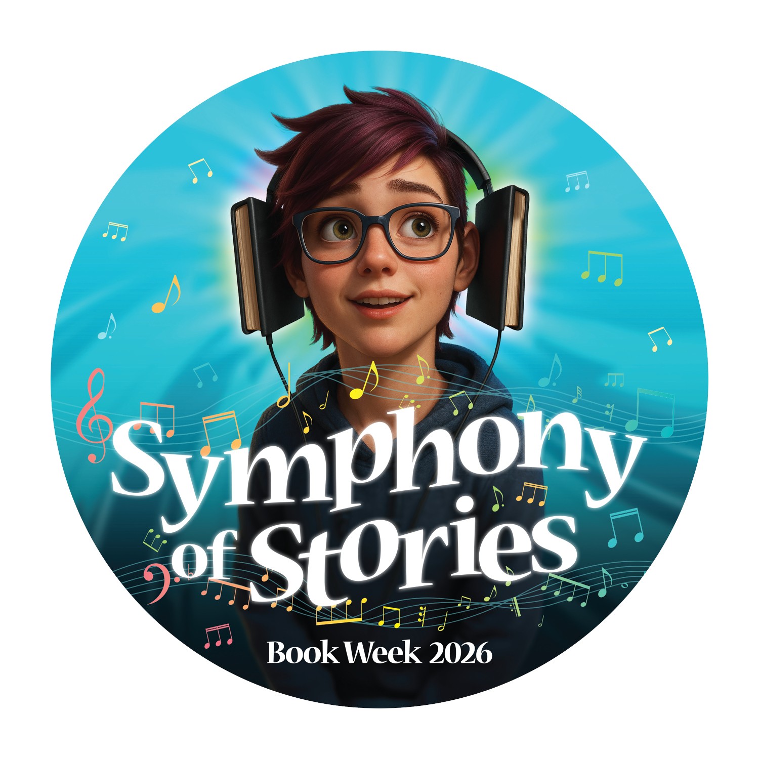 Book Week 2026 Wall Graphic Circle (Junior)