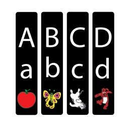 Junior Fiction Slimline Signs (Black)