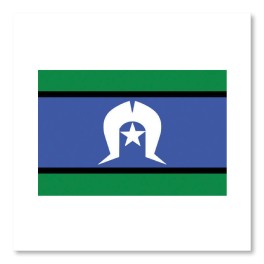 100 Torres Strait Islander Spine Labels (Flag)
