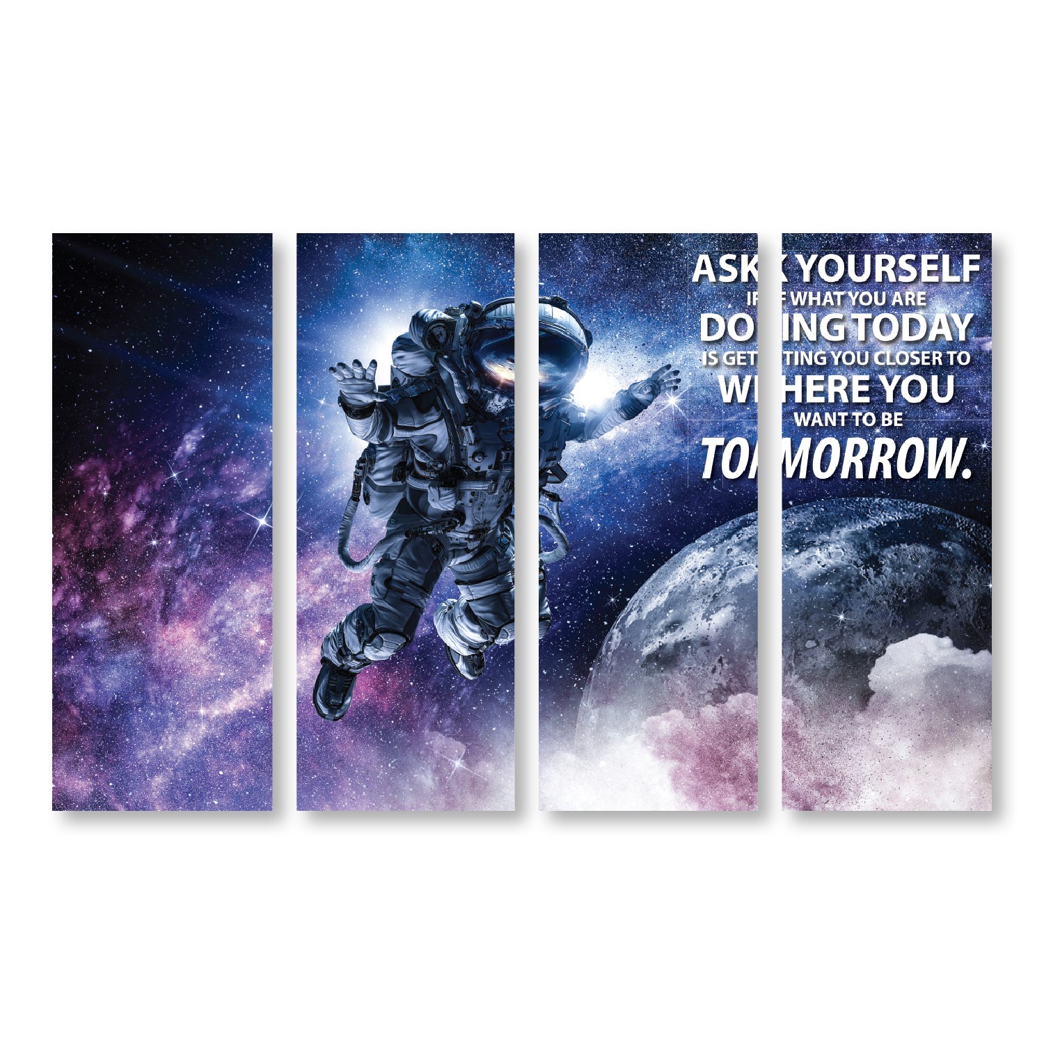 Ask Yourself (Astronaut) Wall Graphic Mural
