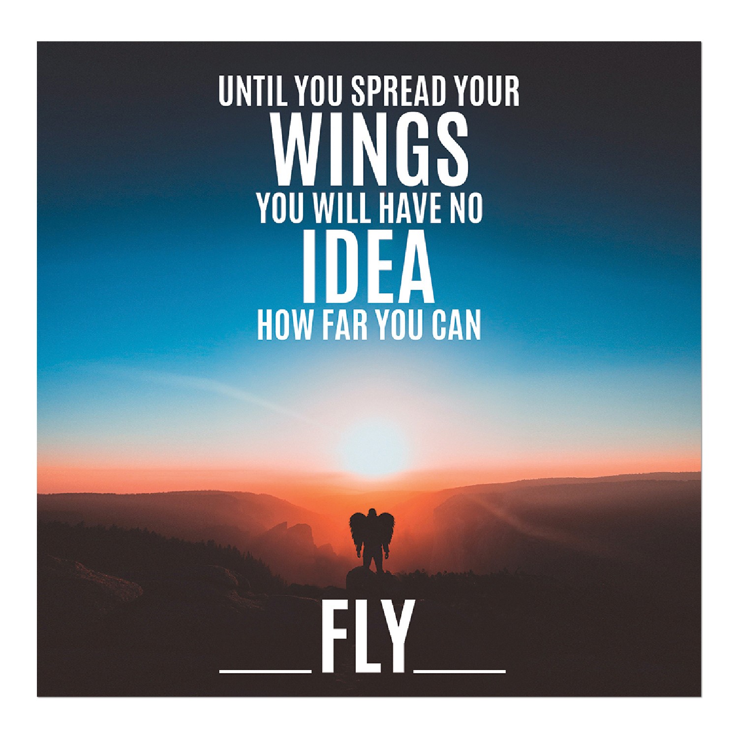 Spread Your Wings Wall Graphic