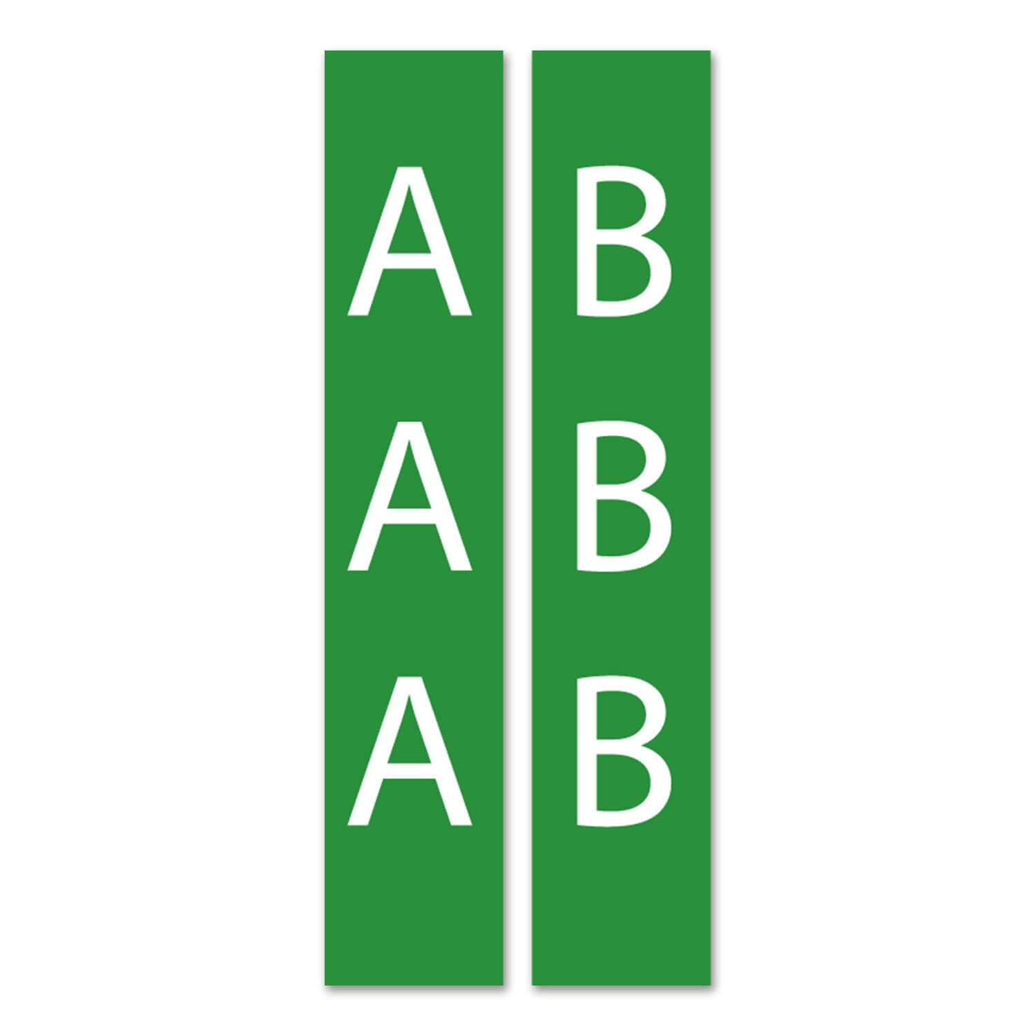 Slim Fiction Sticky Back Signs 40mm x 250mm (h) (Myriad)