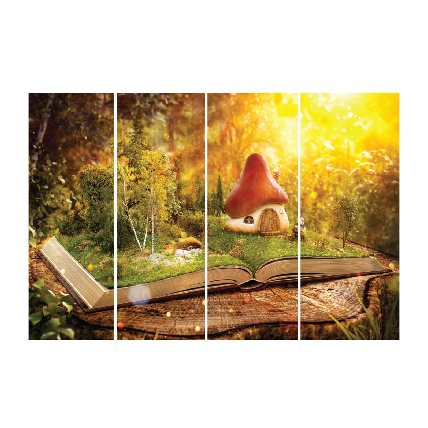 Little House Wall Graphic Mural