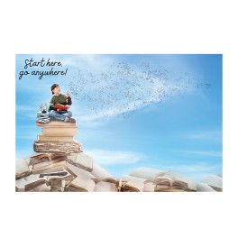 Start Here Go Anywhere Wall Graphic Mural