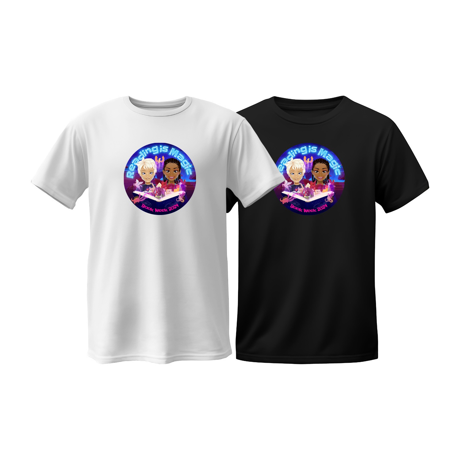 Reading is Magic T-Shirt Junior D1 (Graphic Circle)