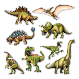 Contour Cut Dinosaurs