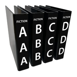 Fiction (Title) Slimline Divider Starter Pack (Black)