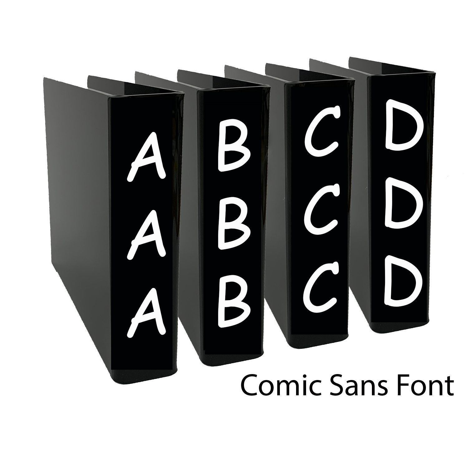 Fiction Slimline Divider Starter Pack 250mm x 250mm (Black)