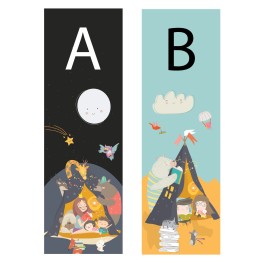 Picture Book Shelf Divider Signs