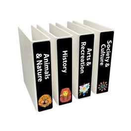 Junior Non Fiction Genre Slimline Divider Starter Pack 250mm x 250mm